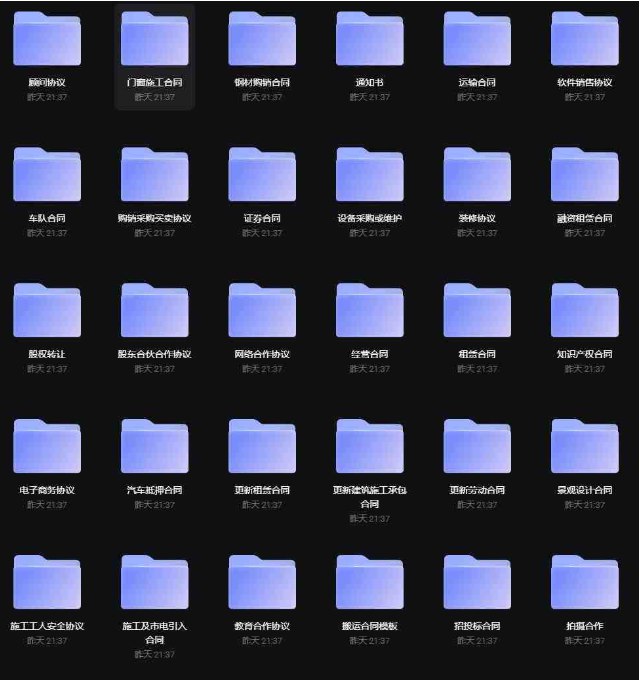 📢 各类合同模版合集🏷️ #模板 #合同模板👉🏻 