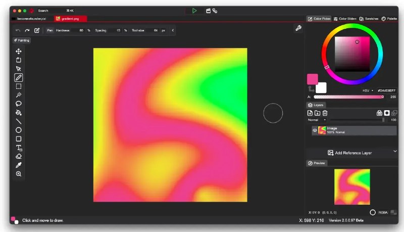 📢 PixiEditor(开源免费2D图形编辑器)🏷️ #Windows | 软件 #在线图像处理👉🏻 