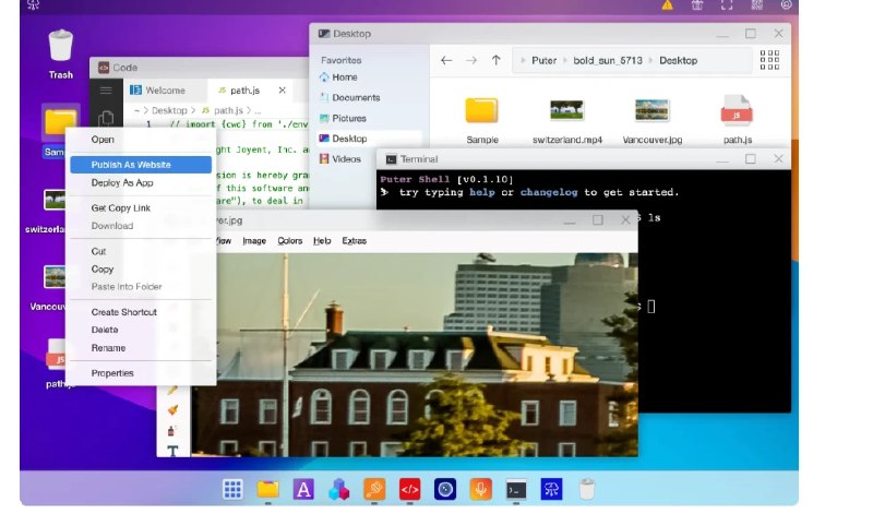 📢 Puter – 一个开源的互联网操作系统🏷️ #趣站 #在线系统👉🏻 