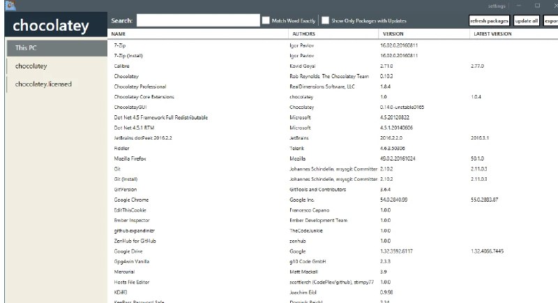 📢 ChocolateyGUI – Windows平台上的包管理器软件🏷️ #Windows | 软件 #Windows实用工具👉🏻 