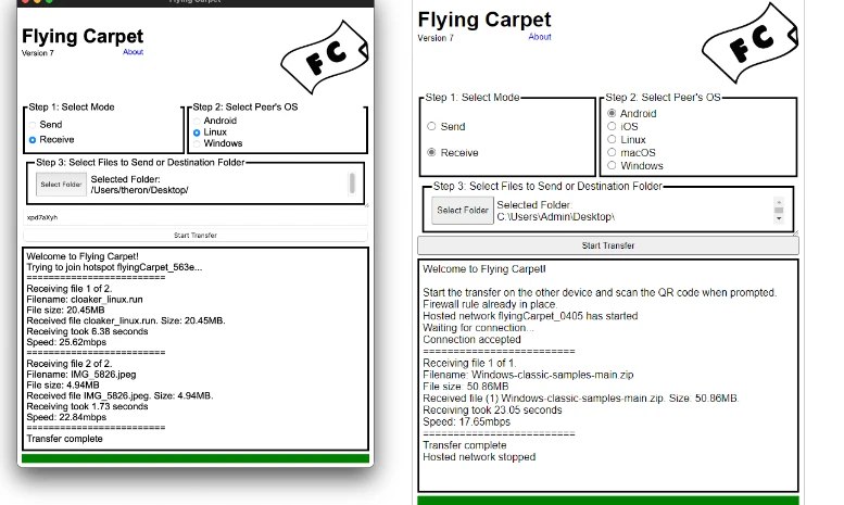 📢 FlyingCarpet - 一款开源跨平台文件传输工具🏷️ #Android | Mac | Windows | 软件 #文件传输👉🏻 