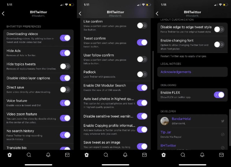 📢 BHTwitter - 一个功能强大的第三方IOS推特修改版🏷️ #Apple | 软件 #IOS优质应用👉🏻 