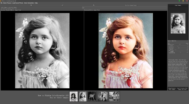 📢 黑白照智能上色绿色Pixbim Color Surprise AI 3.9.0便携版🏷️ #Windows | 软件 #图片上色👉🏻 