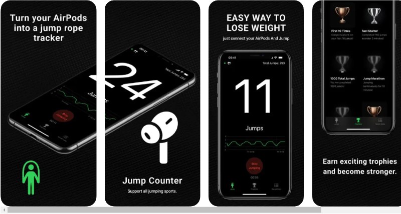 📢 AirJump跳绳计数器 - 跳绳计数器🏷️ #Apple | 软件 #iOS应用限免👉🏻 