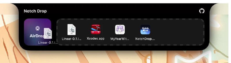📢 NotchDrop – 将MacBook的刘海区域变成文件传输区域🏷️ #Mac | 软件👉🏻 