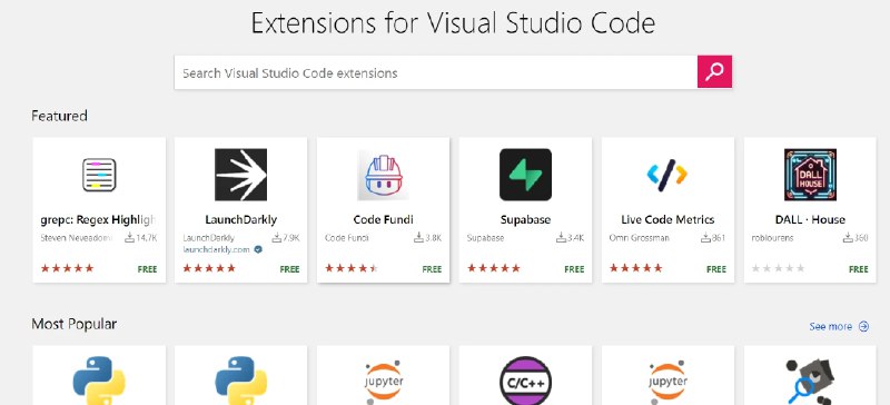 📢 Visual Studio Marketplace – 专门为Visual Studio家族产品提供扩展工具🏷️ #趣站👉🏻 