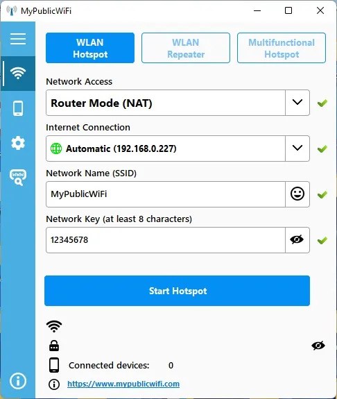 📢 MyPublicWiFi(免费电脑WIFI热点软件)🏷️ #Windows | 软件 #WiFi工具👉🏻 