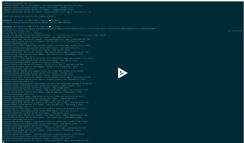 📢 spotify_dl - 开源的Spotify下载音乐工具 需安装python🏷️ #Github | 软件 #Spotify工具👉🏻 