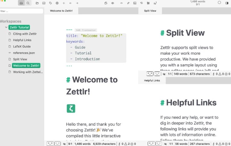 📢 Zettlr - 一款开源的写作和出版工具🏷️ #Mac | Windows | 软件 #文本编辑器👉🏻 