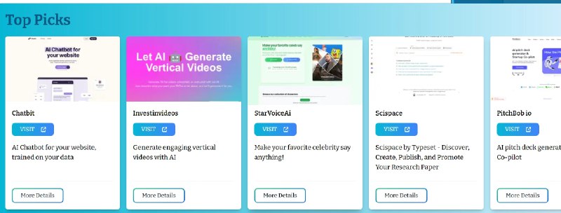 📢 AI Collection – 一个致力于收集并展示各种生成式人工智能应用程序的平台🏷️ #趣站 #AI工具👉🏻 