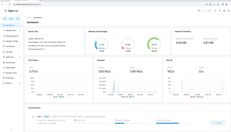📢 Nginx UI – 简化Nginx服务器的网络管理界面设计🏷️ #Linux | Mac | Windows | 软件 #网站工具👉🏻 