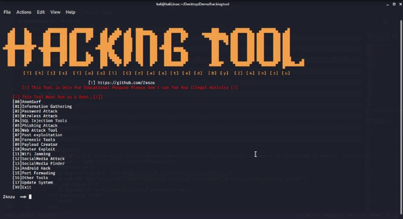 📢 Hacking tool项目 - 一个整理黑客工具的资源🏷️ #Github #github开源👉🏻 