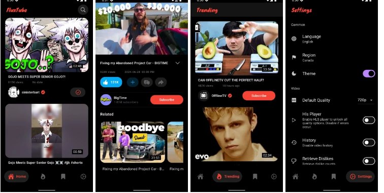 📢 FluxTube – YouTube第三方客户端🏷️ #Android | 软件 #Youtube工具👉🏻 