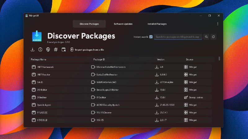 📢 UniGetUI(开源免费软件包管理器)🏷️ #Windows | 软件👉🏻 