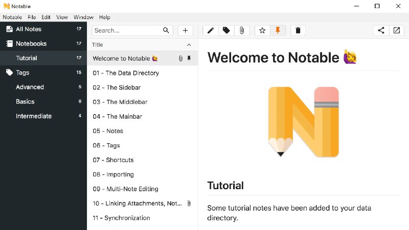 📢 Notable - 开源免费电脑笔记软件🏷️ #Windows | 软件 #笔记工具👉🏻 