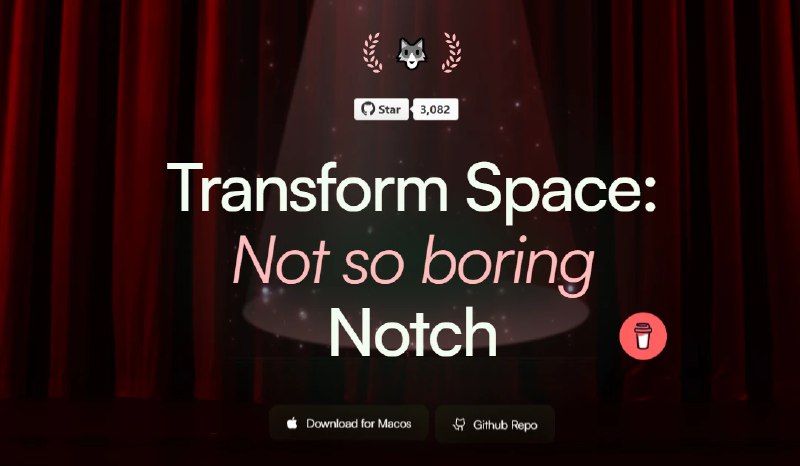 📢 Boring Notch - 一款专为macOS系统设计的免费开源软件🏷️ #Mac | 软件👉🏻 