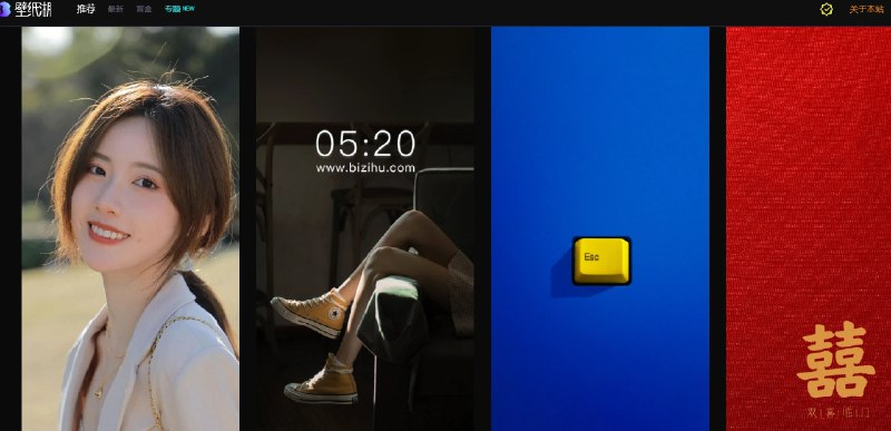 📢 壁纸湖 - 一个纯净、无广告的手机壁纸网站🏷️ #趣站 #壁纸工具👉🏻 