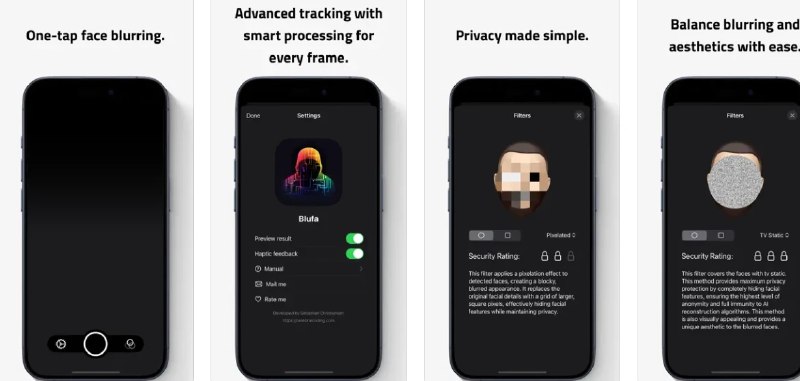 📢 Blufa - 专门用于给照片和视频添加马赛克效果🏷️ #Apple | 软件 #IOS优质应用👉🏻 