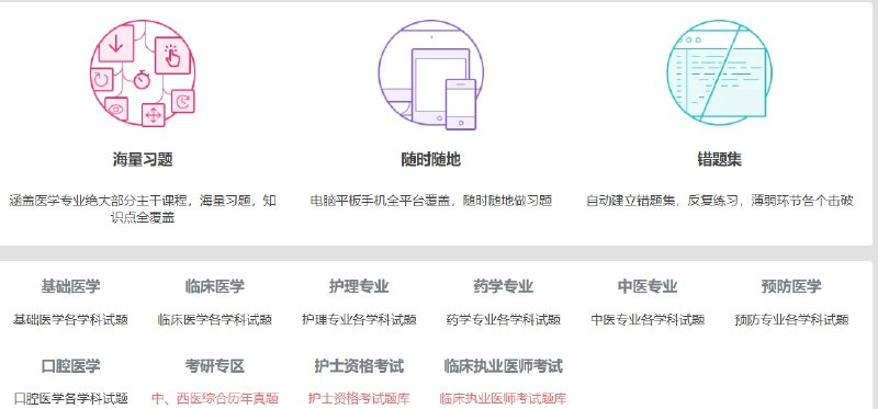 📢 医学题库网 - 一个专为医学生和医学专业人士设计的在线学习平台🏷️ #趣站 #学习平台👉🏻 