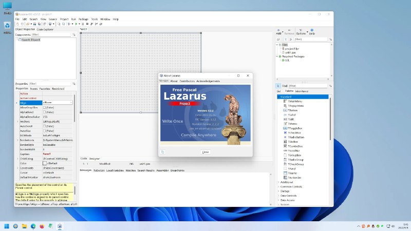 📢 Lazarus(开源免费的IDE集成开发环境)🏷️ #Windows | 软件👉🏻 