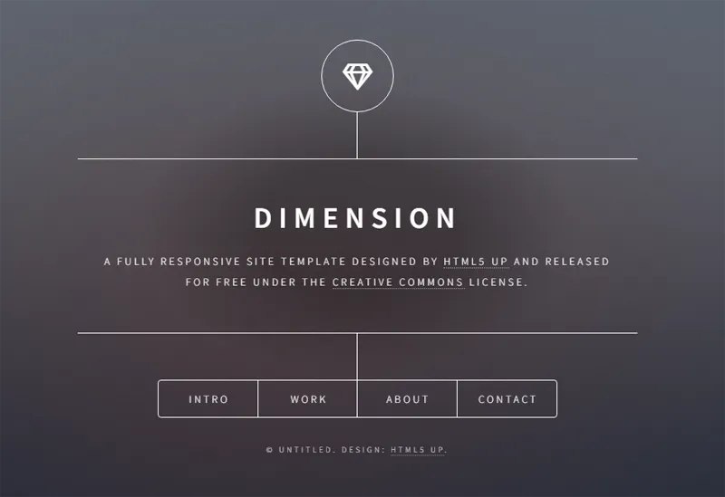 📢 HTML纯静态深灰色英文个人主页网站源码🏷️ #源码 #个人主页源码👉🏻 