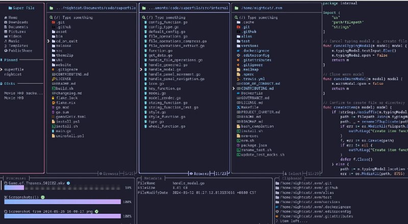 📢 Superfile - 一款漂亮且现代的终端文件管理器🏷️ #Windows | 软件 #文件管理器👉🏻 