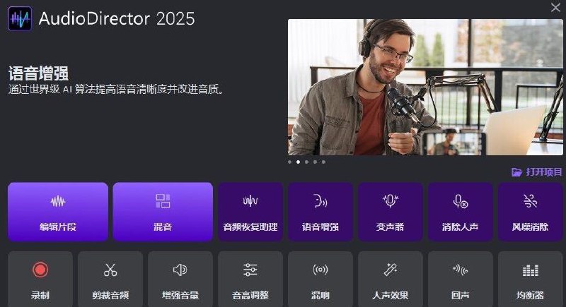 📢 音频处理工具 – CyberLink AudioDirector 2025 v15.0.4506.9 中文免费版🏷️ #Windows | 软件 #音频处理👉🏻 