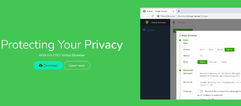 📢 VirtualBrowser - 基于Chromium的指纹浏览器🏷️ #Windows | 教程 | 软件 #浏览器👉🏻 