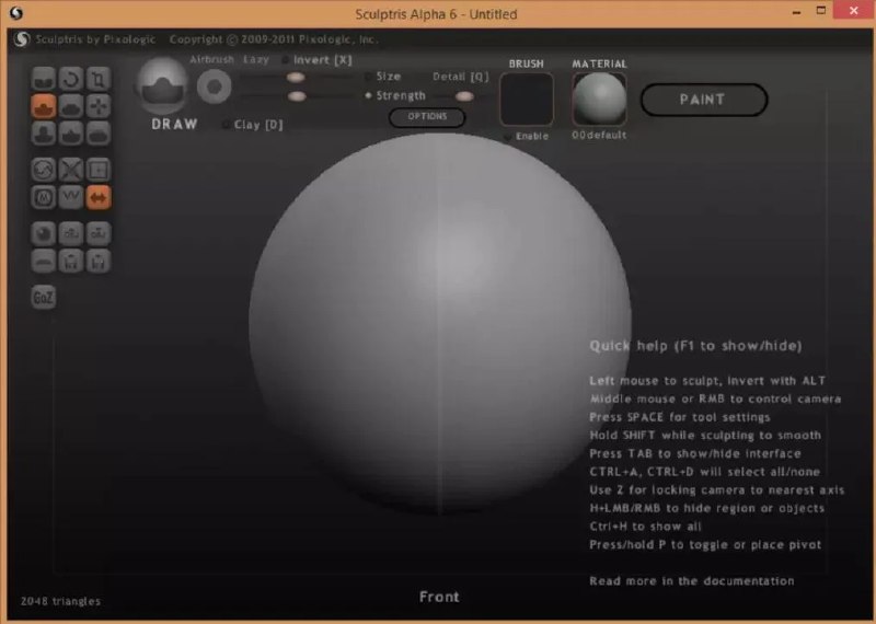 📢 Sculptris(免费3D建模软件)🏷️ #Windows | 软件👉🏻 