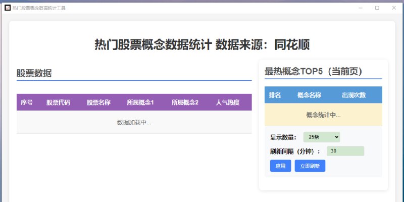 📢 热门股票概念数据统计工具🏷️ #Windows | 软件 #股票工具👉🏻 