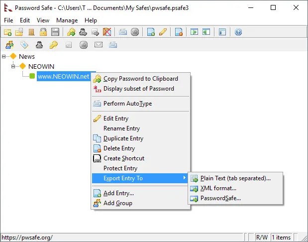 📢 Password Safe(开源免费密码管理软件)🏷️ #Windows | 软件 #密码管理👉🏻 