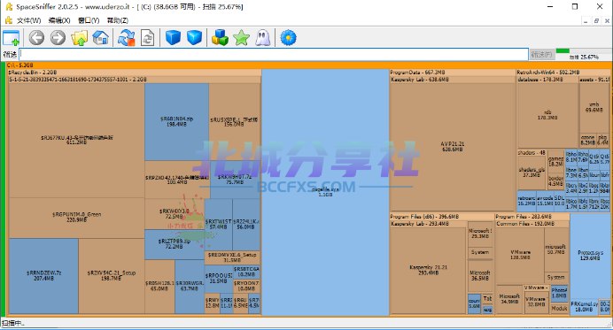 📢 SpaceSniffer v2.0.2.5单文件汉化版🏷️ #Windows | 软件 #磁盘工具👉🏻 