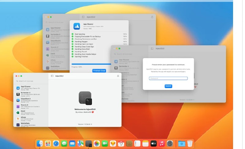 📢 InjectGUI - 一个集成注入框架的图形用户界面🏷️ #Mac | 软件👉🏻 