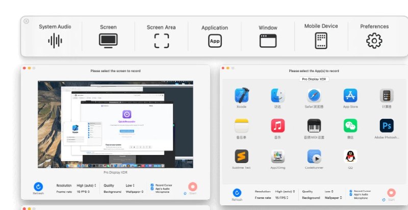 📢 QuickRecorder - 一款为macOS系统设计的轻巧屏幕录制工具🏷️ #Mac | 软件 #录屏工具👉🏻 