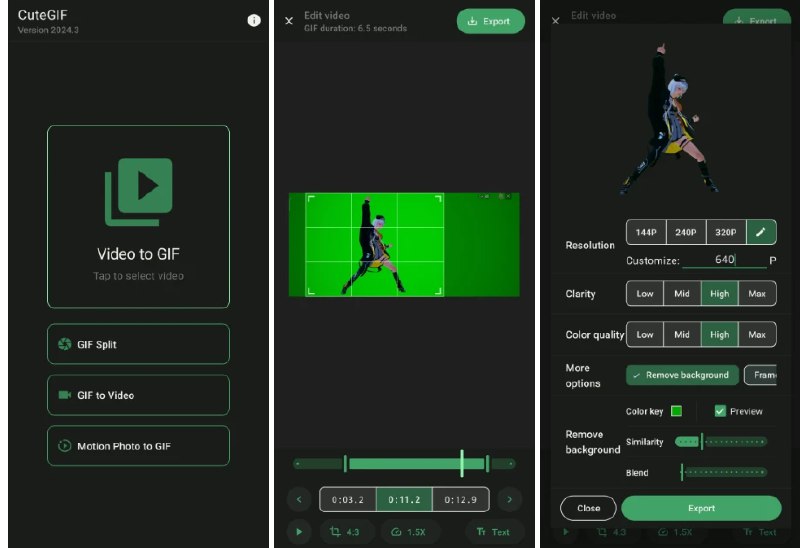 📢 CuteGIF - 一款功能强大的视频转GIF工具🏷️ #Android | 软件 #GIF工具 #文件格式转换工具👉🏻 
