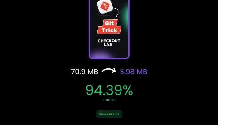 📢 CompressO – 多功能视频压缩神器🏷️ #Linux | Mac | Windows | 软件 #自媒体工具👉🏻 