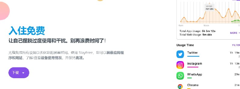 📢 StayFree – 一款屏幕使用时间管理工具🏷️ #软件👉🏻 