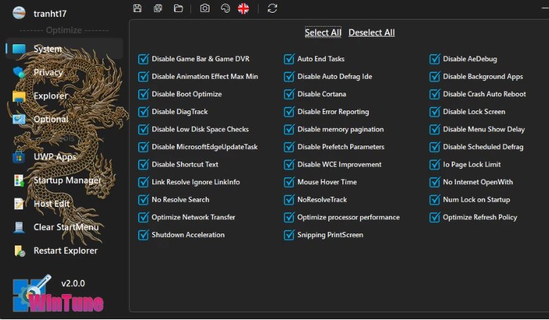 📢 WinTune - 一款开源且免费的Windows系统优化工具🏷️ #Windows | 教程 | 软件 #Windows实用工具👉🏻 