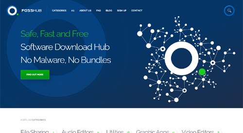 📢 Fosshub：提供完全免费开源电脑软件的网站🏷️ #趣站 #开源软件下载👉🏻 