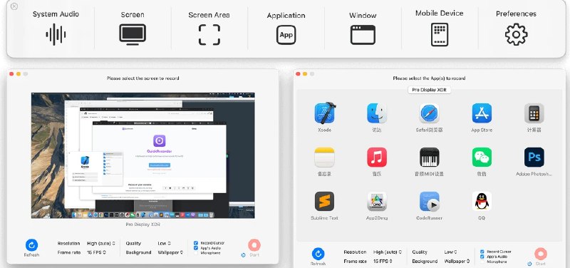 📢 QuickRecorder – 轻量化多功能录屏工具🏷️ #Mac | 软件 #录屏工具👉🏻 