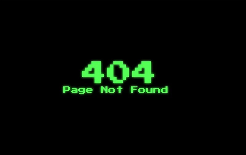 📢 HTML黑色大气绿色发光字404错误页模板🏷️ #源码👉🏻 