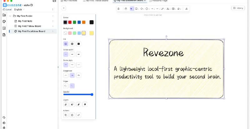 📢 Revezone – 以图形为中心的轻量级本地优先的效率工具🏷️ #Mac | Windows | 软件 #笔记工具👉🏻 