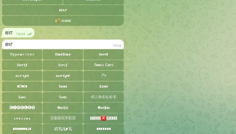 📢 Font changer机器人 – 功能强大的Telegram字体变换机器人🏷️ #软件 #telegram相关👉🏻 