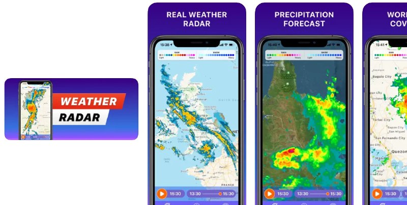 📢 雨雷達-實時天氣 - 一款提供实时天气雷达图🏷️ #Apple | 软件 #iOS应用限免👉🏻 