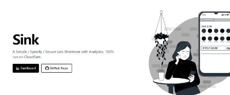 📢 Sink – 一个专注于链接缩短服务的网站🏷️ #趣站 #链接缩短服务👉🏻 