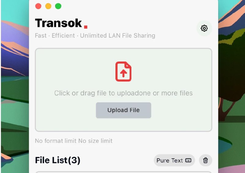 📢 Transok - 一款高效且功能丰富的局域网文件共享工具🏷️ #Mac | Windows | 教程 | 软件 #文件传输👉🏻 