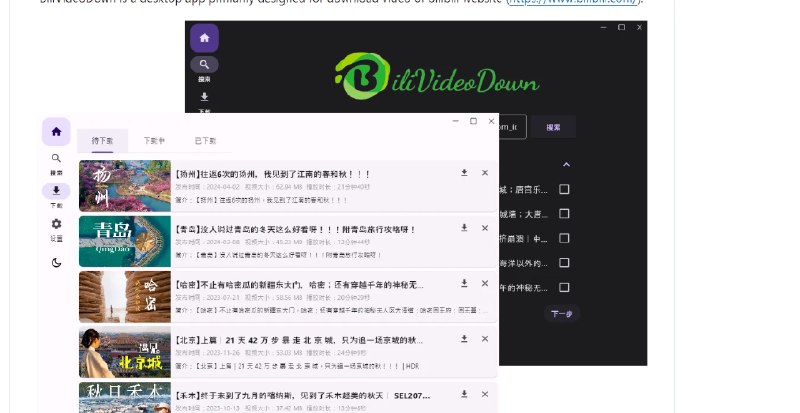 📢 BiliVideoDown – 专门用于下载B站视频🏷️ #Mac | Windows | 软件 #B站工具👉🏻 