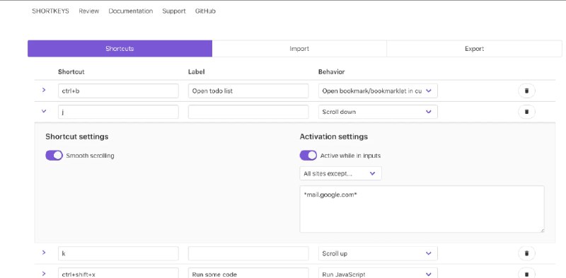 📢 Shortkeys – 一款开源的自定义键盘快捷键浏览器插件🏷️ #插件 #浏览器插件👉🏻 